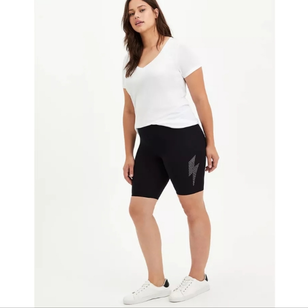 Torrid Lightning Bolt Bike Shorts